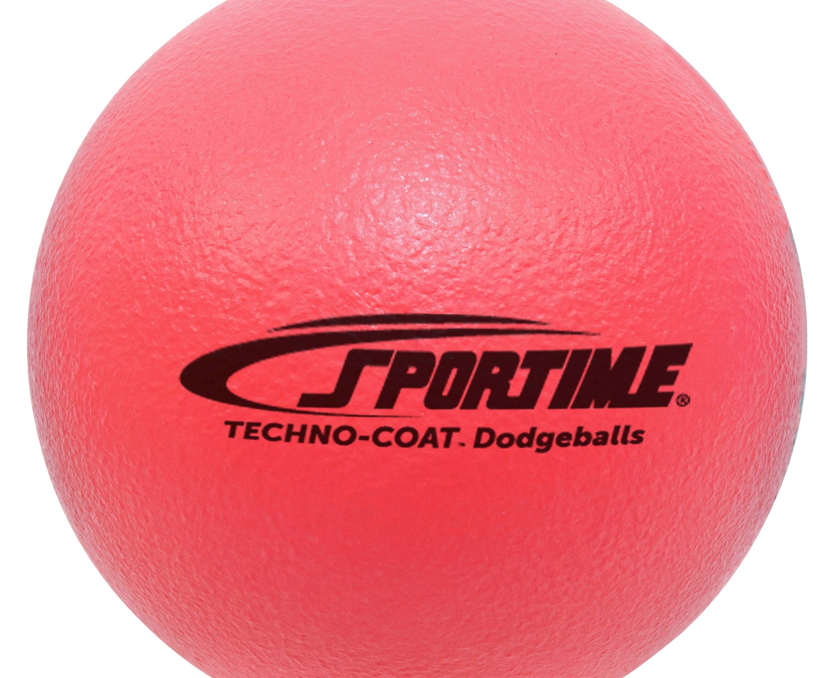 Sportime Techno-Coat Foam Low Bounce Dodgeballs, 8-1/4